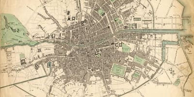 வரைபடம் டப்ளின் 1916